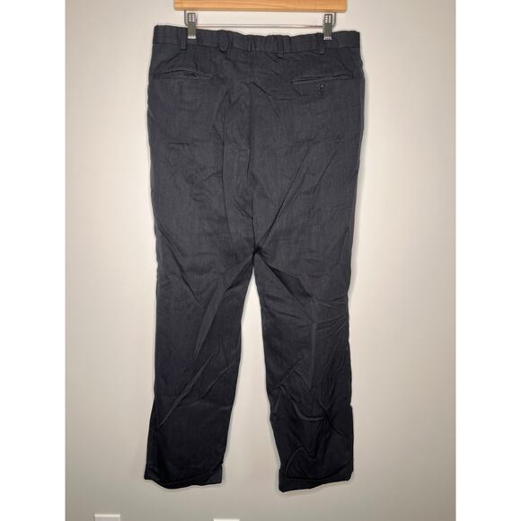 Brooks Brothers 346 Dark Gray Wool Madison Fit Old Money Roll Up Pants 36x32 - Picture 7 of 7